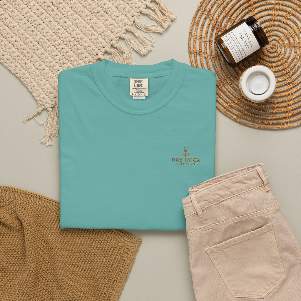 Dry Dock Supply Embroidered Chest Logo Tee