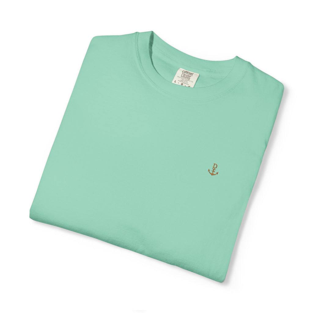 Embroidered Minimalist Anchor Logo Tee