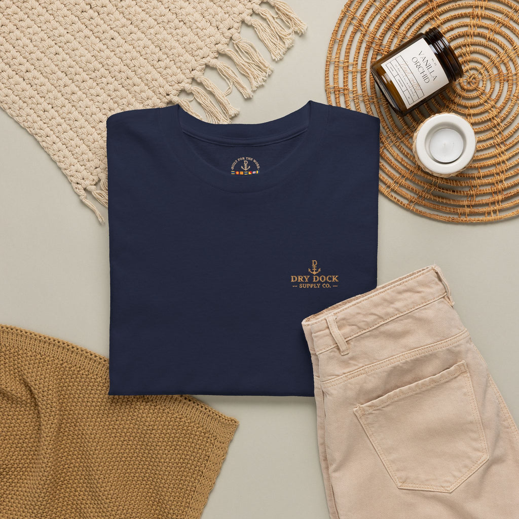 Dry Dock Supply Embroidered Everyday Cotton T-Shirt