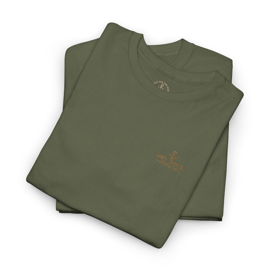 Dry Dock Supply Embroidered Everyday Cotton T-Shirt
