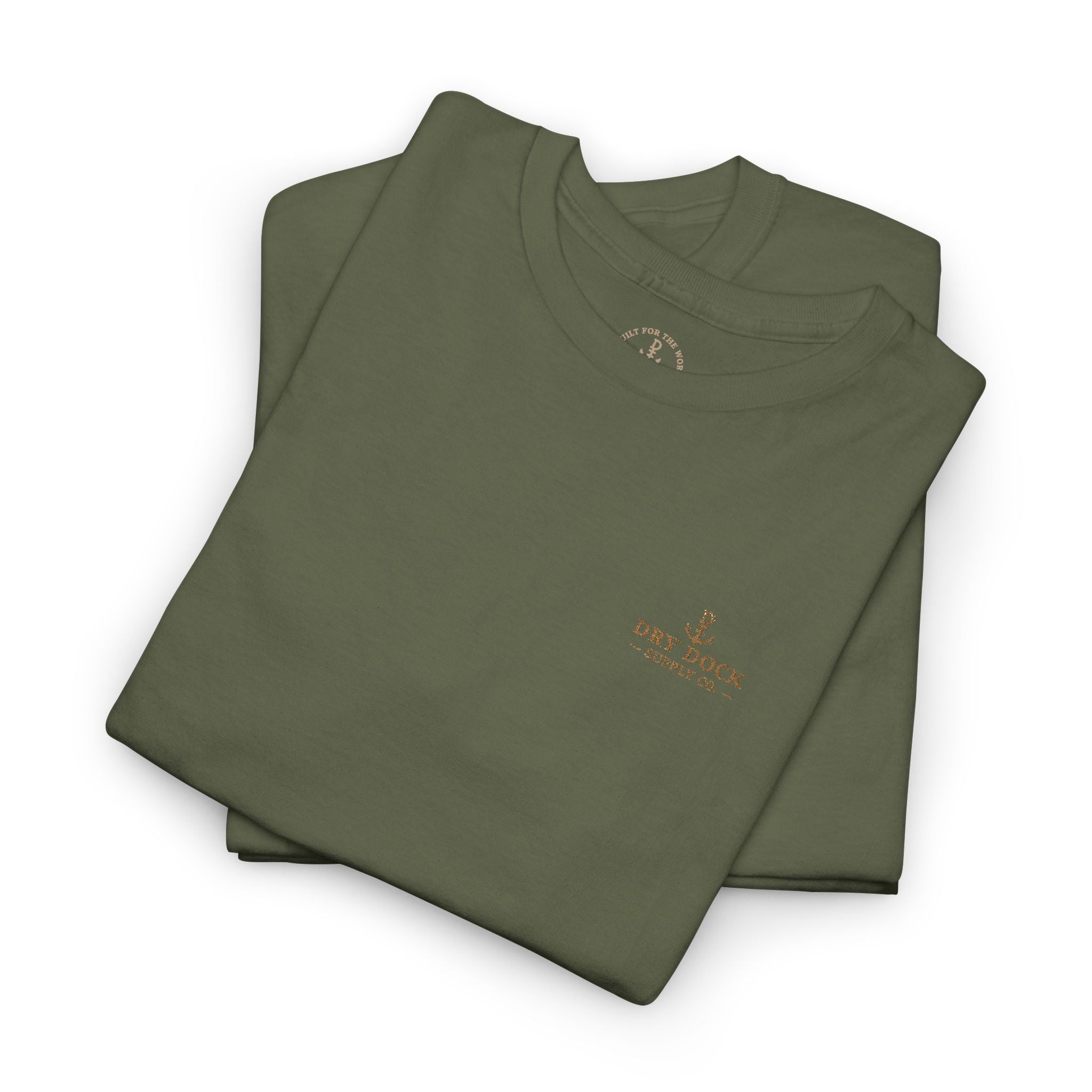 Dry Dock Supply Embroidered Everyday Cotton T-Shirt