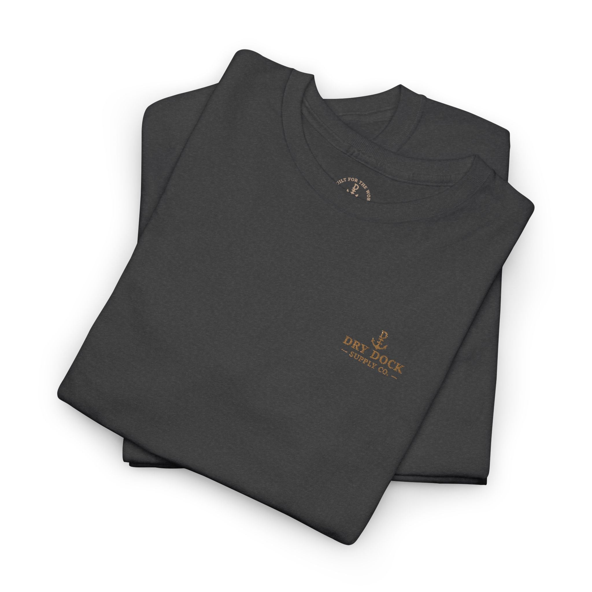 Dry Dock Supply Embroidered Everyday Cotton T-Shirt