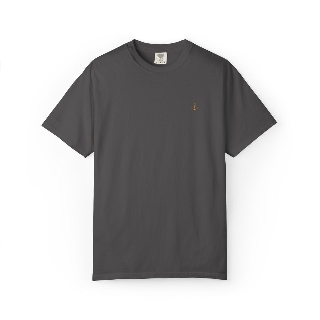 Dry Dock Supply Anchor  - Minimal Nautical Embroidered T-Shirt