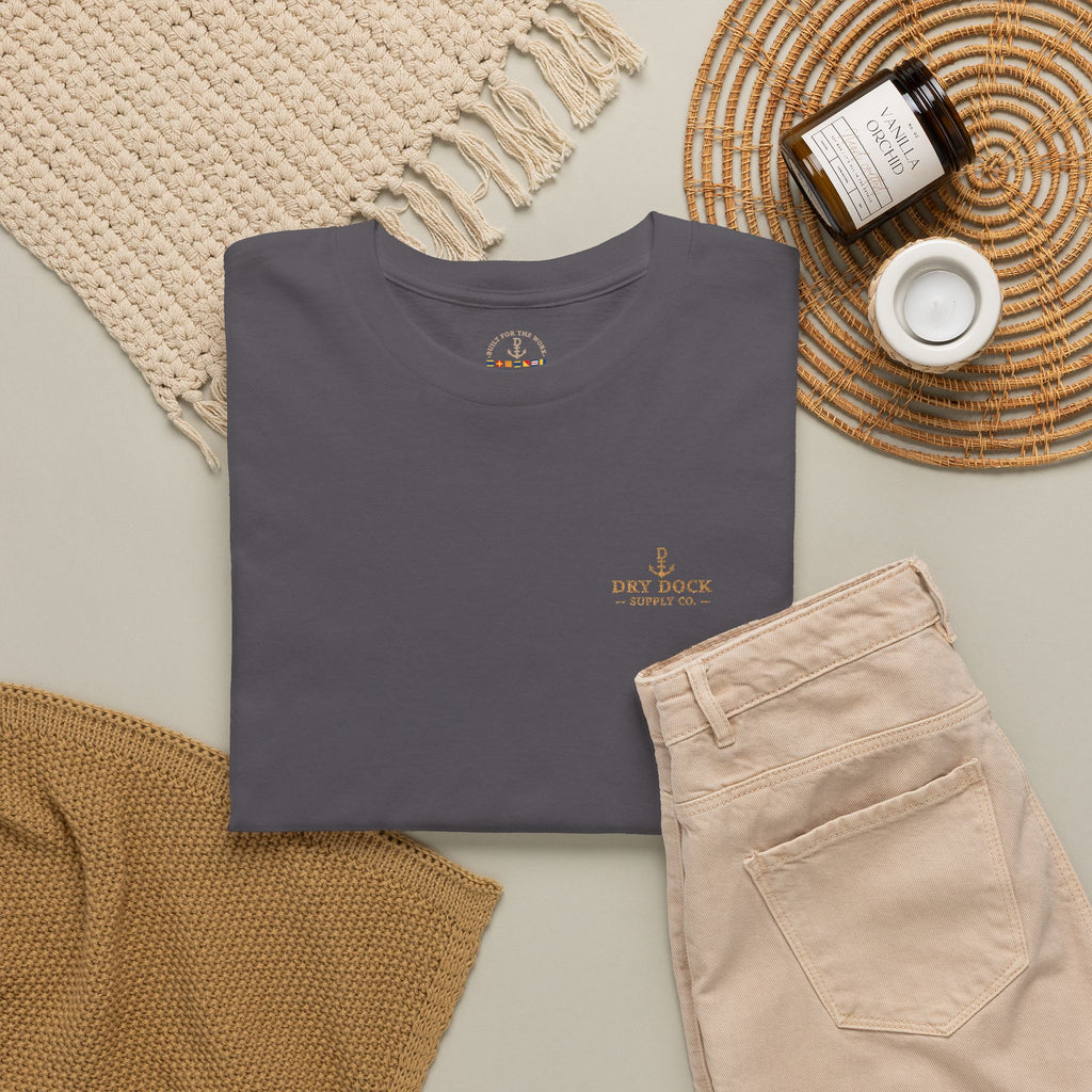 Dry Dock Supply Embroidered Everyday Cotton T-Shirt