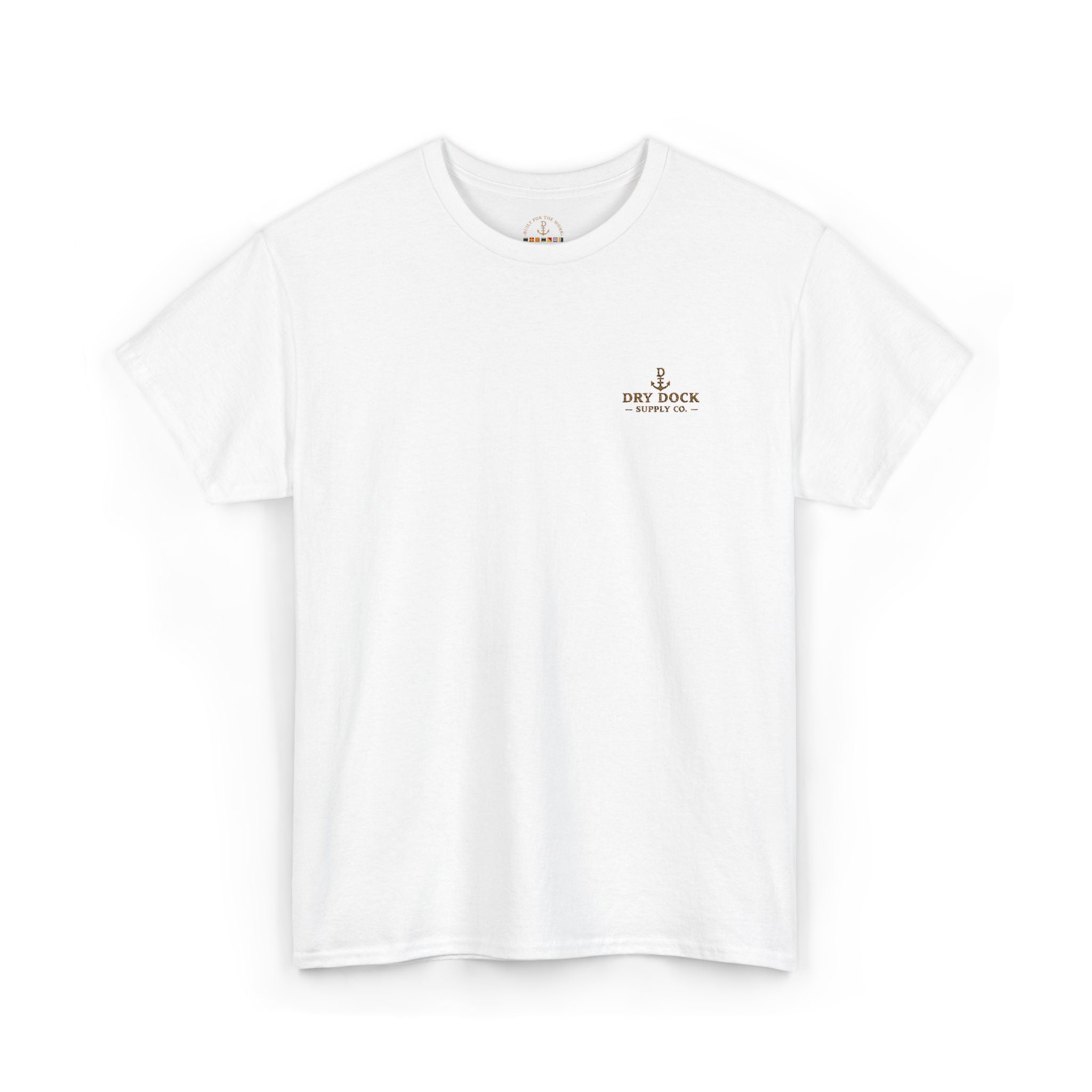 Dry Dock Supply Embroidered Everyday Cotton T-Shirt