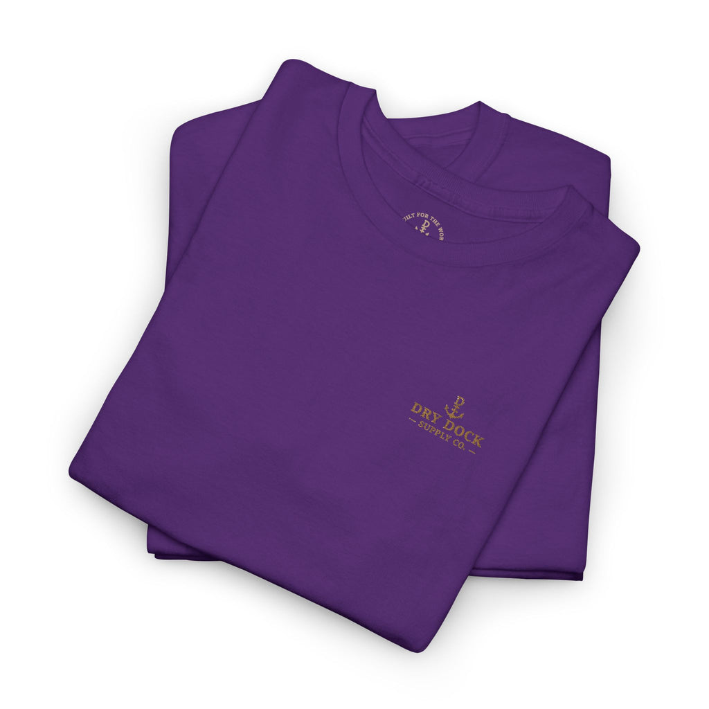 Dry Dock Supply Embroidered Everyday Cotton T-Shirt