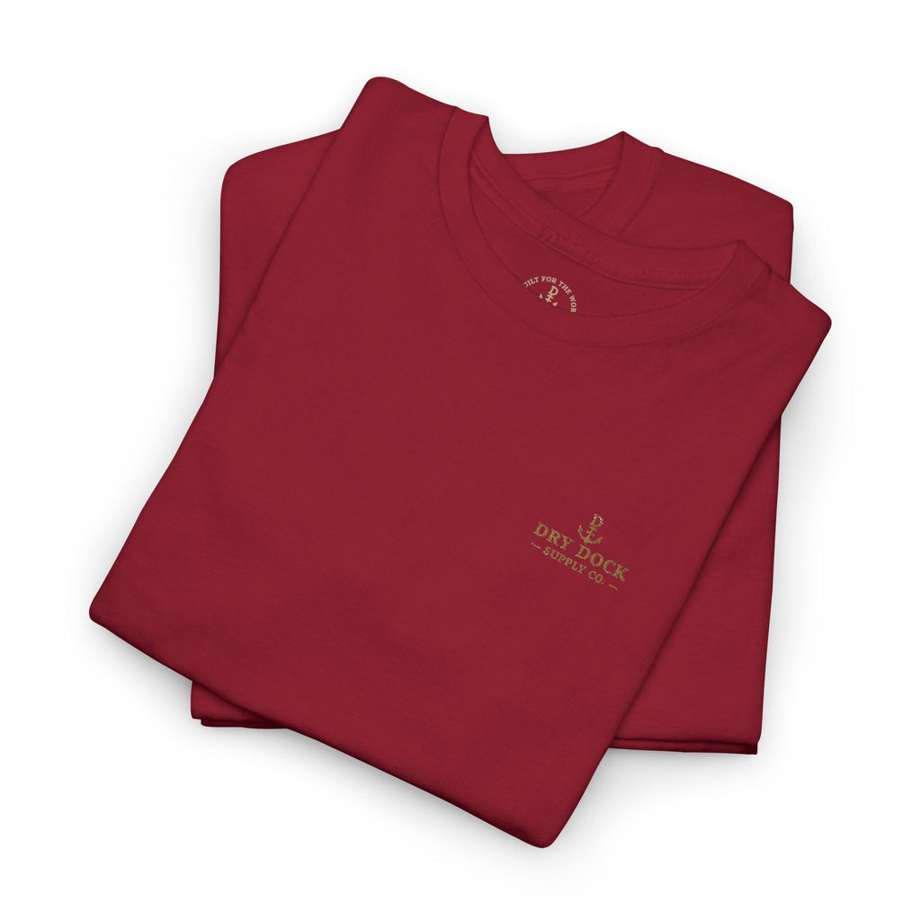 Dry Dock Supply Embroidered Everyday Cotton T-Shirt