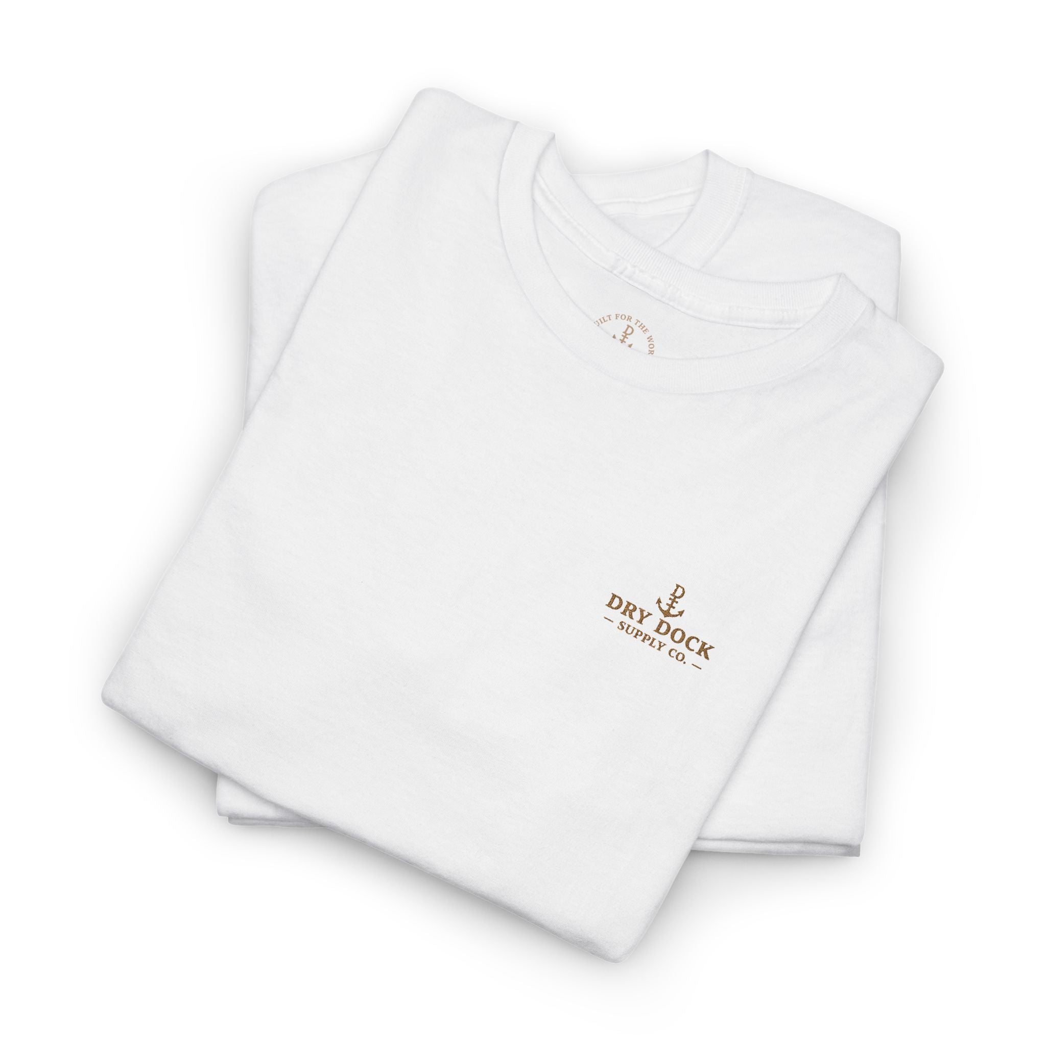 Dry Dock Supply Embroidered Everyday Cotton T-Shirt