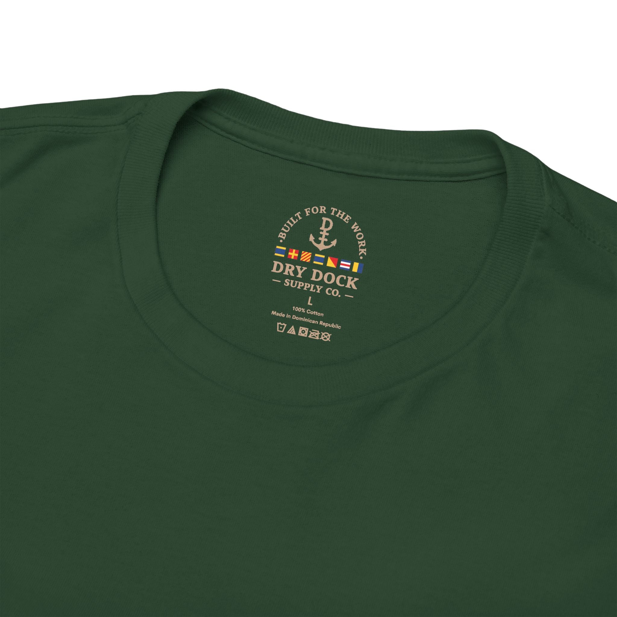 Dry Dock Supply Embroidered Everyday Cotton T-Shirt