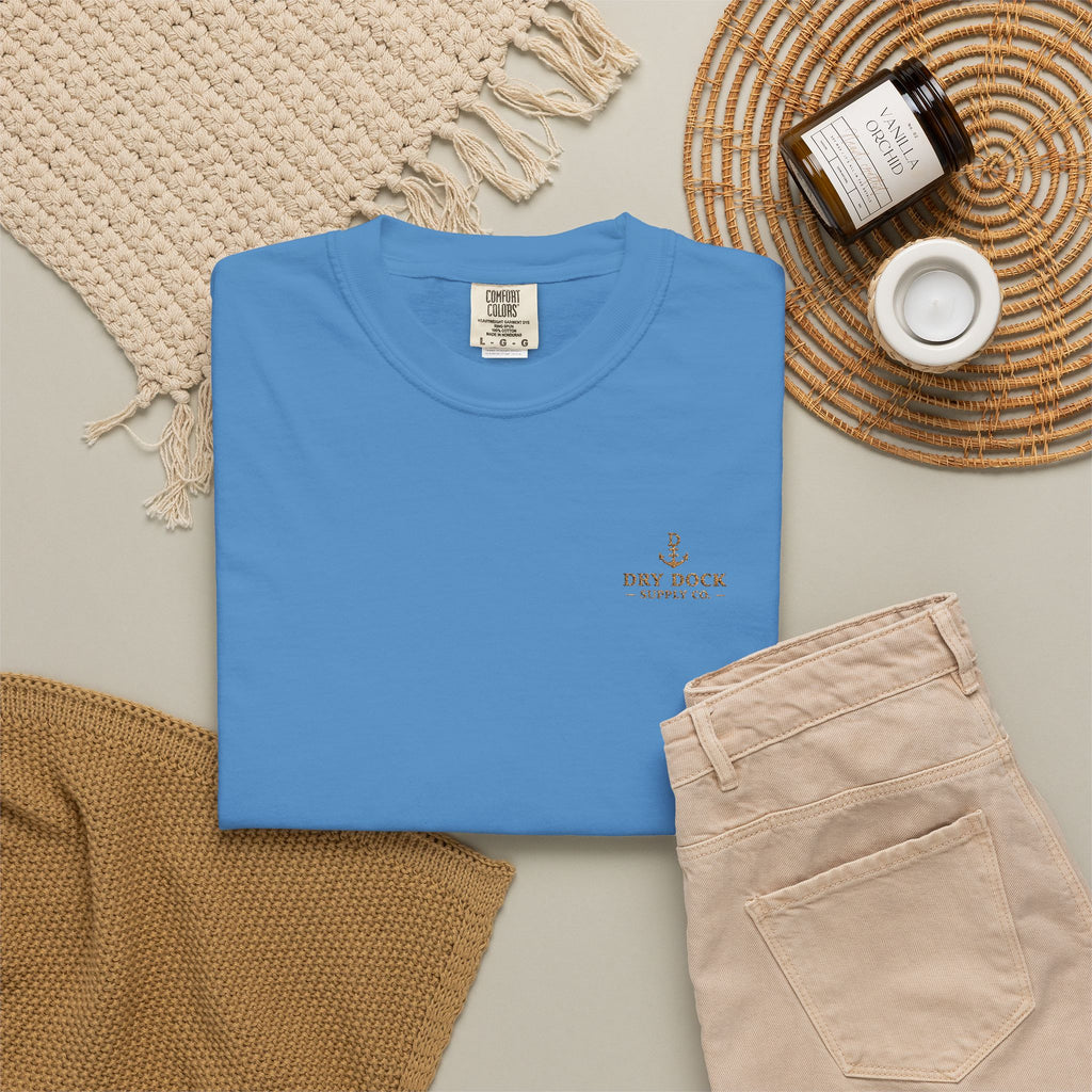 Dry Dock Supply Embroidered Chest Logo Tee