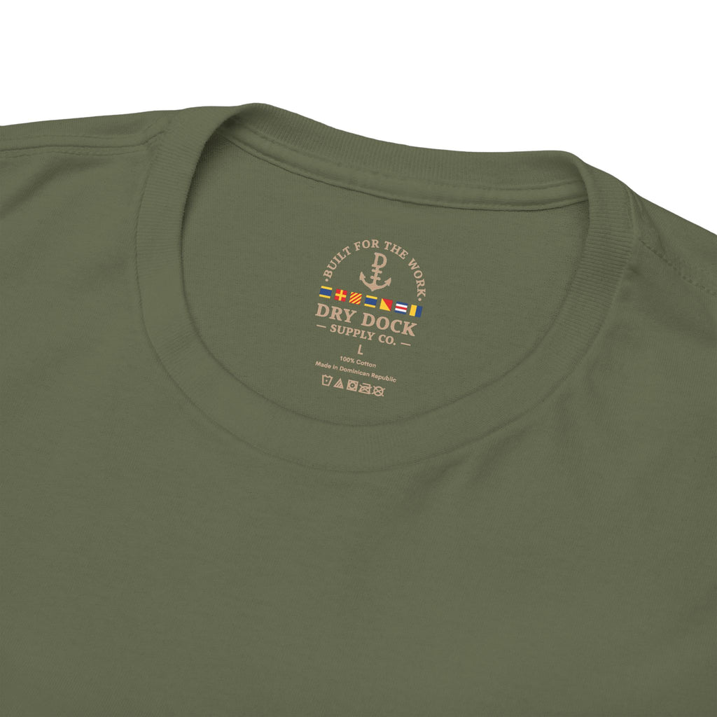 Dry Dock Supply Embroidered Everyday Cotton T-Shirt