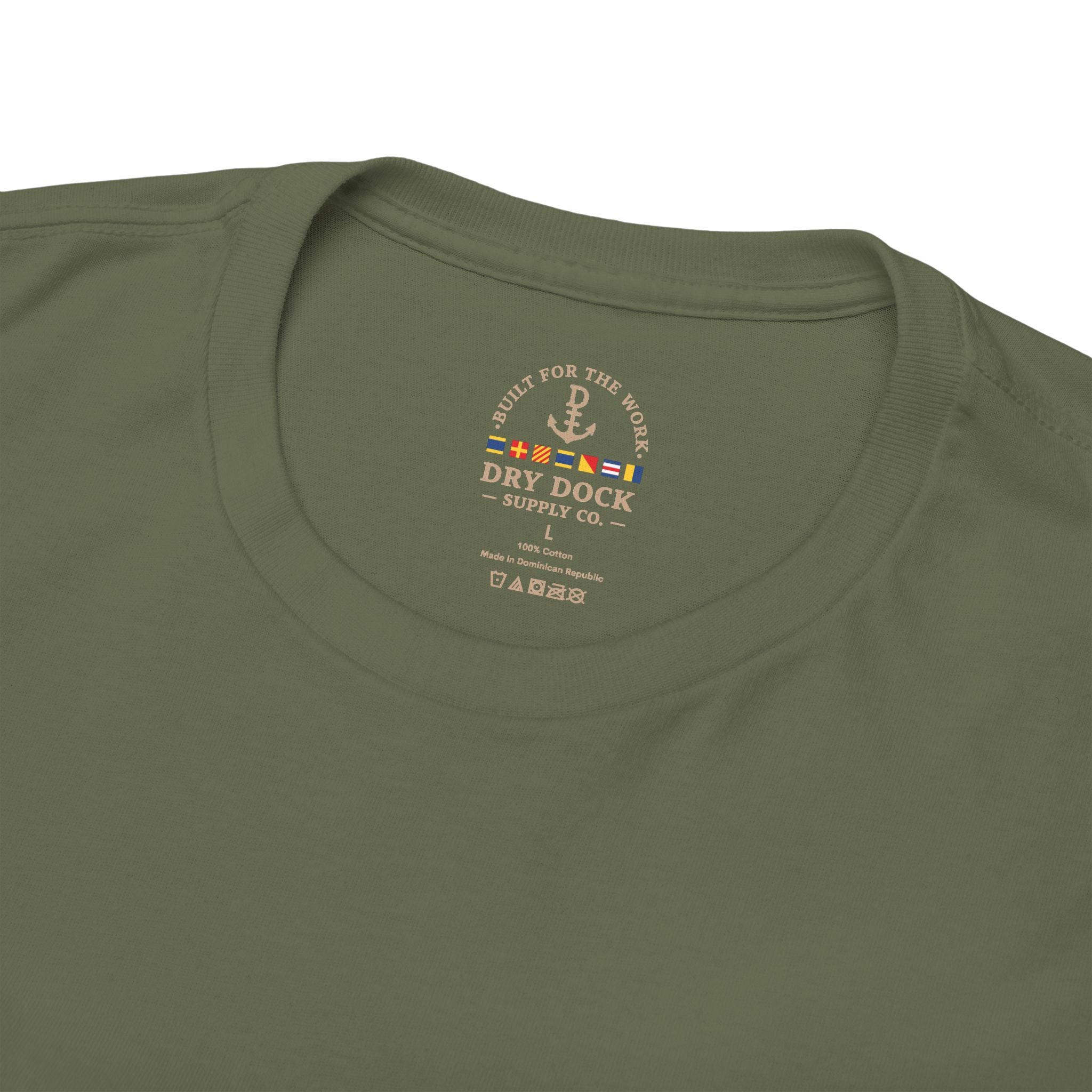 Dry Dock Supply Embroidered Everyday Cotton T-Shirt