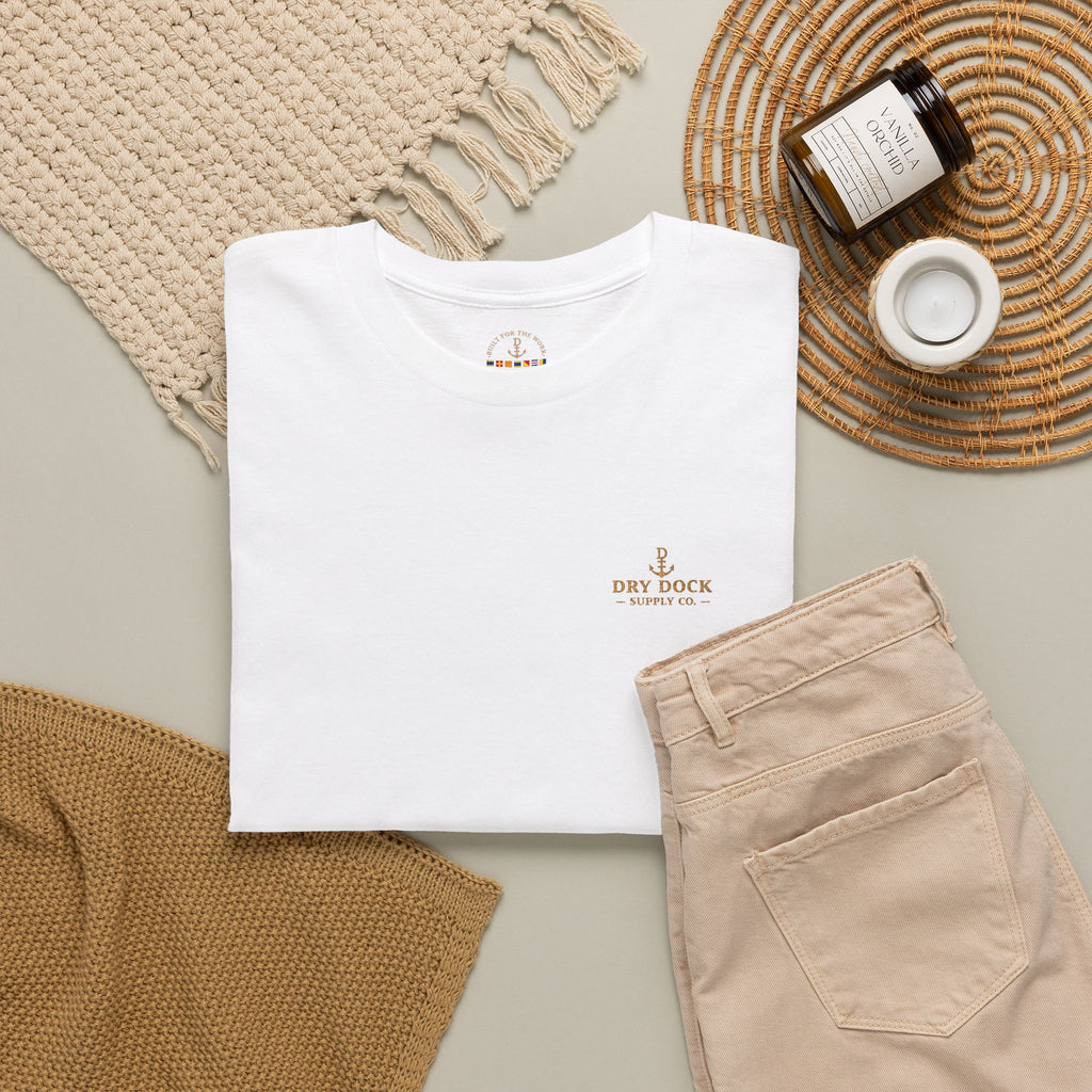 Dry Dock Supply Embroidered Everyday Cotton T-Shirt