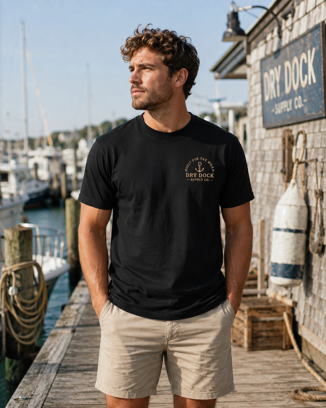 Dry Dock Supply Co. Classic Cape Cod Cover Tee