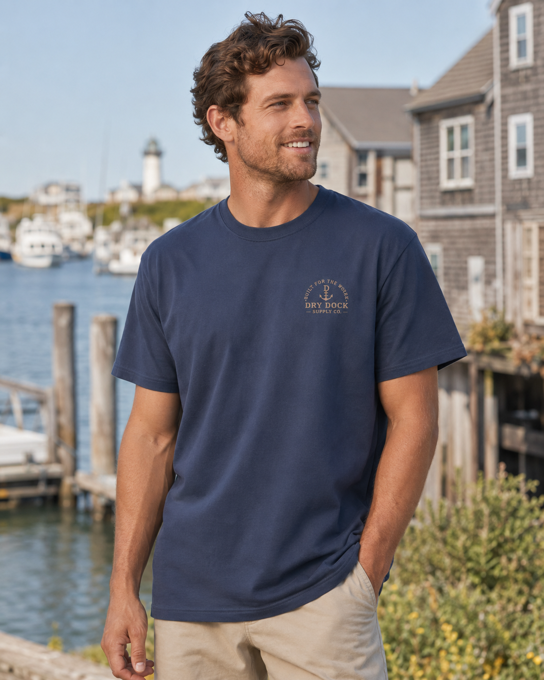 Dry Dock Supply Co. Classic Cape Cod Cover Tee