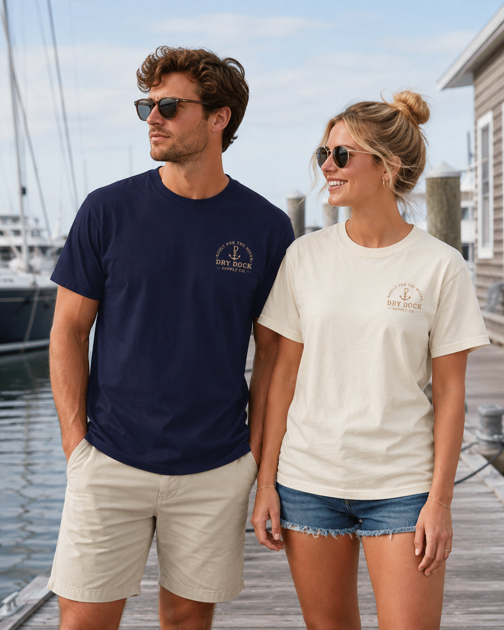 Dry Dock Supply Co. Classic Cape Cod Cover Tee