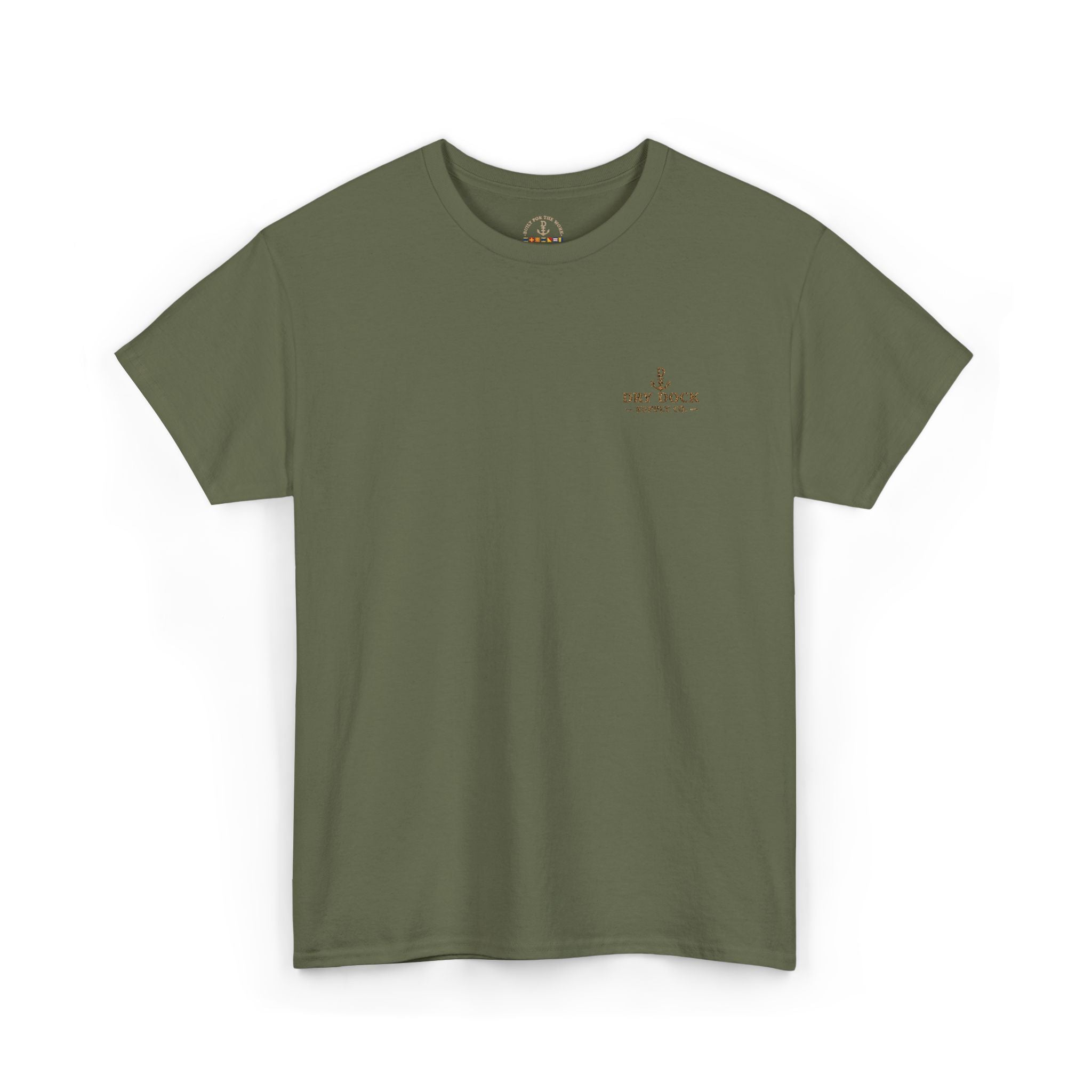 Dry Dock Supply Embroidered Everyday Cotton T-Shirt