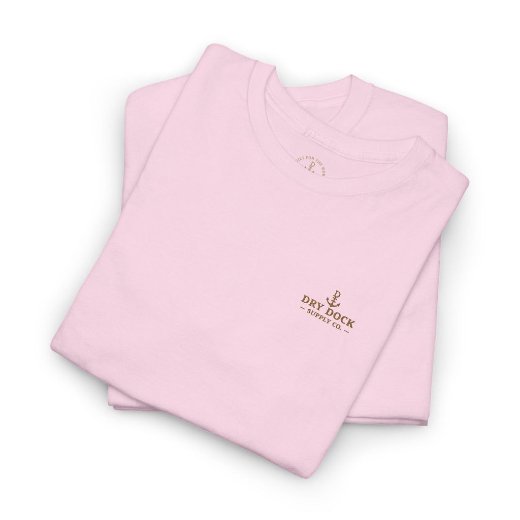 Dry Dock Supply Embroidered Everyday Cotton T-Shirt