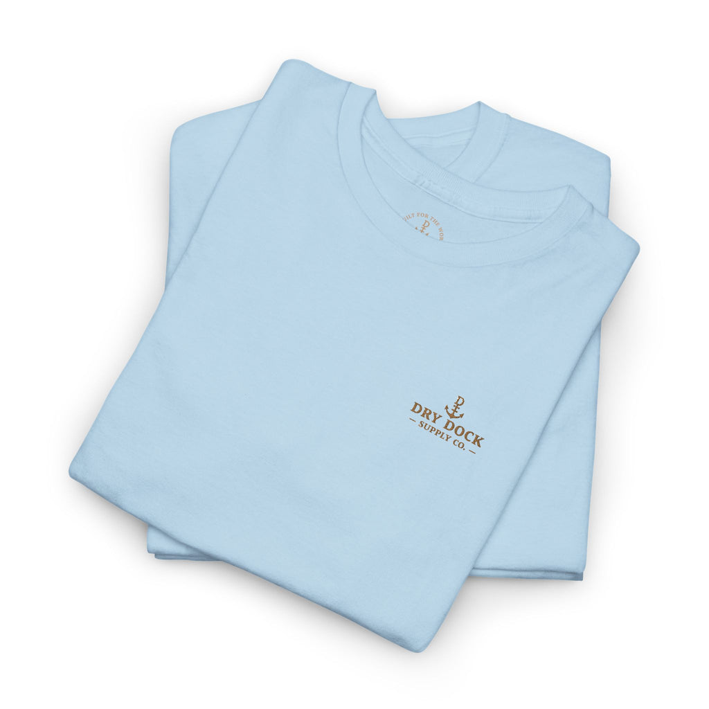 Dry Dock Supply Embroidered Everyday Cotton T-Shirt