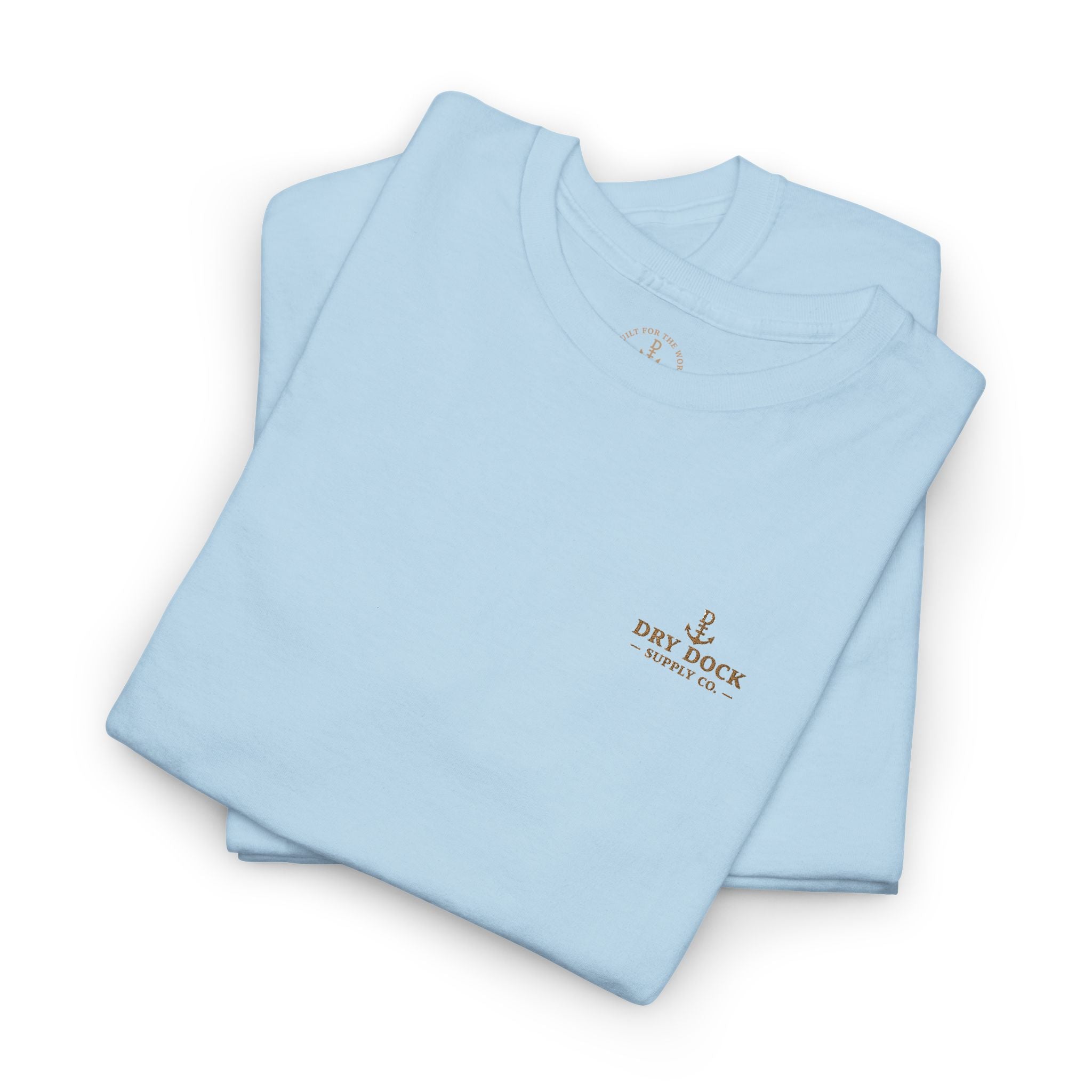 Dry Dock Supply Embroidered Everyday Cotton T-Shirt