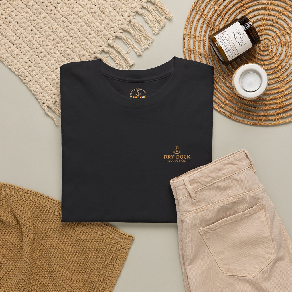 Dry Dock Supply Embroidered Everyday Cotton T-Shirt