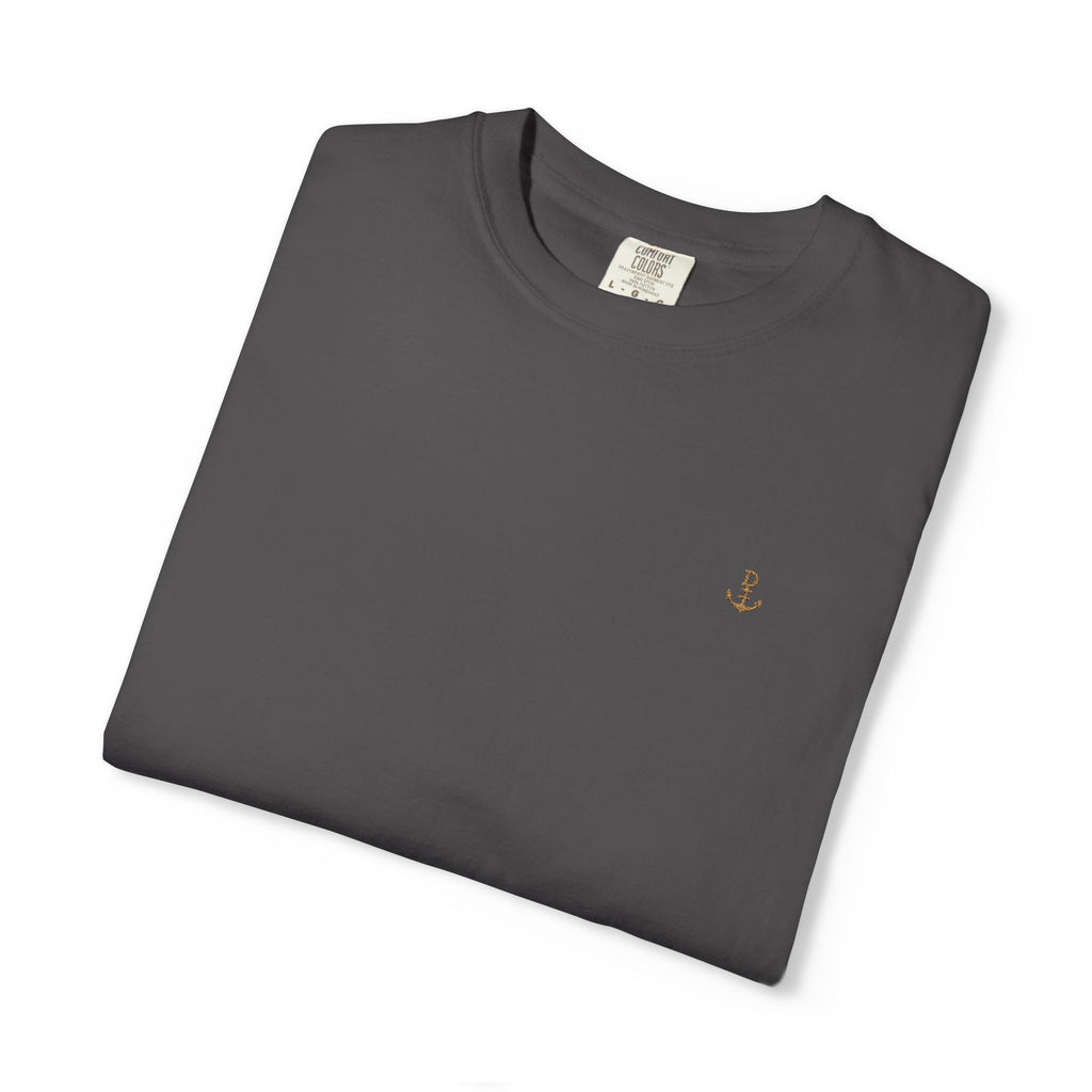 Embroidered Minimalist Anchor Logo Tee