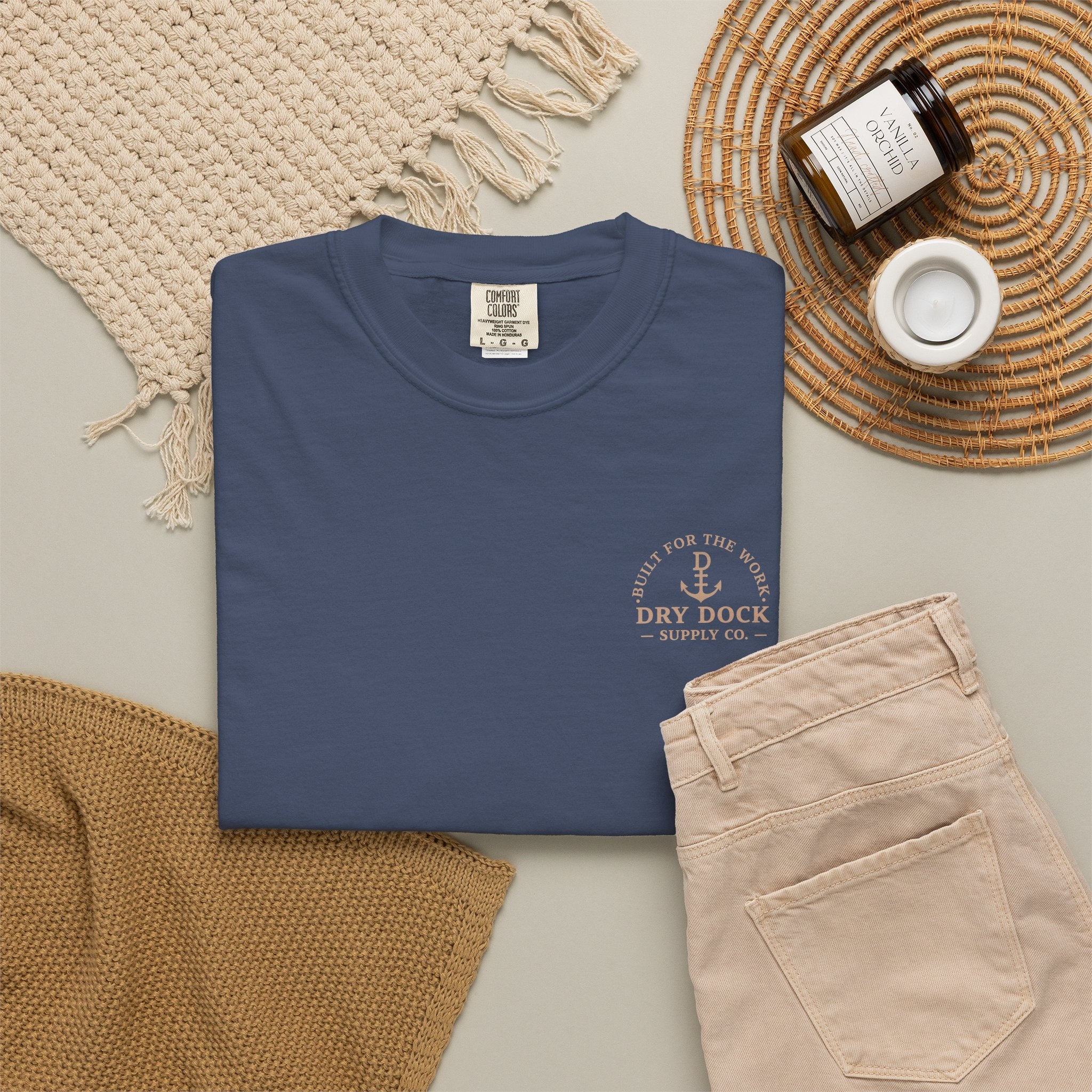 Dry Dock Supply Co. Captains Motto Tee