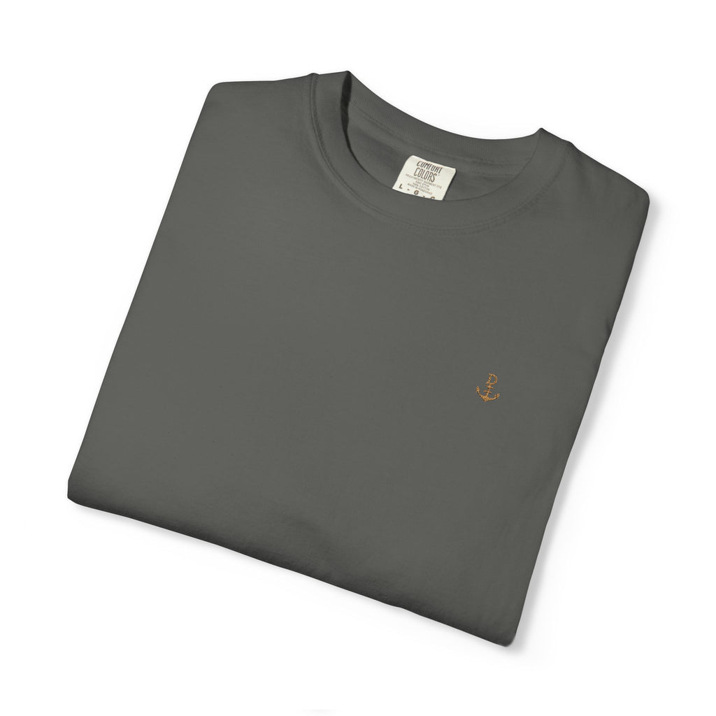 Embroidered Minimalist Anchor Logo Tee