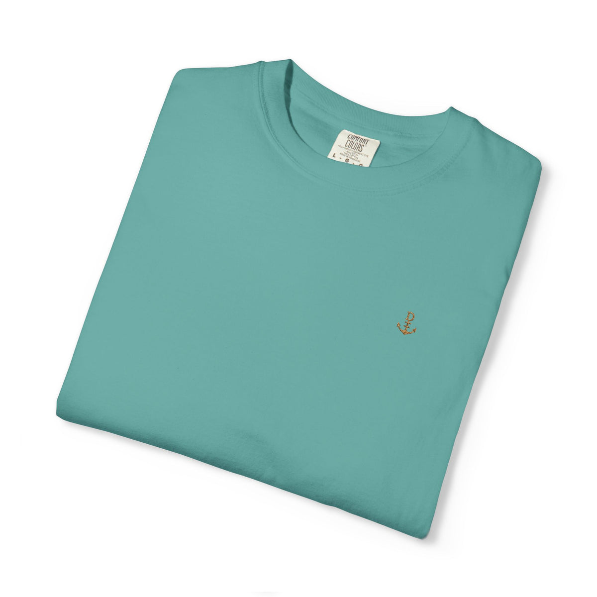 Embroidered Minimalist Anchor Logo Tee