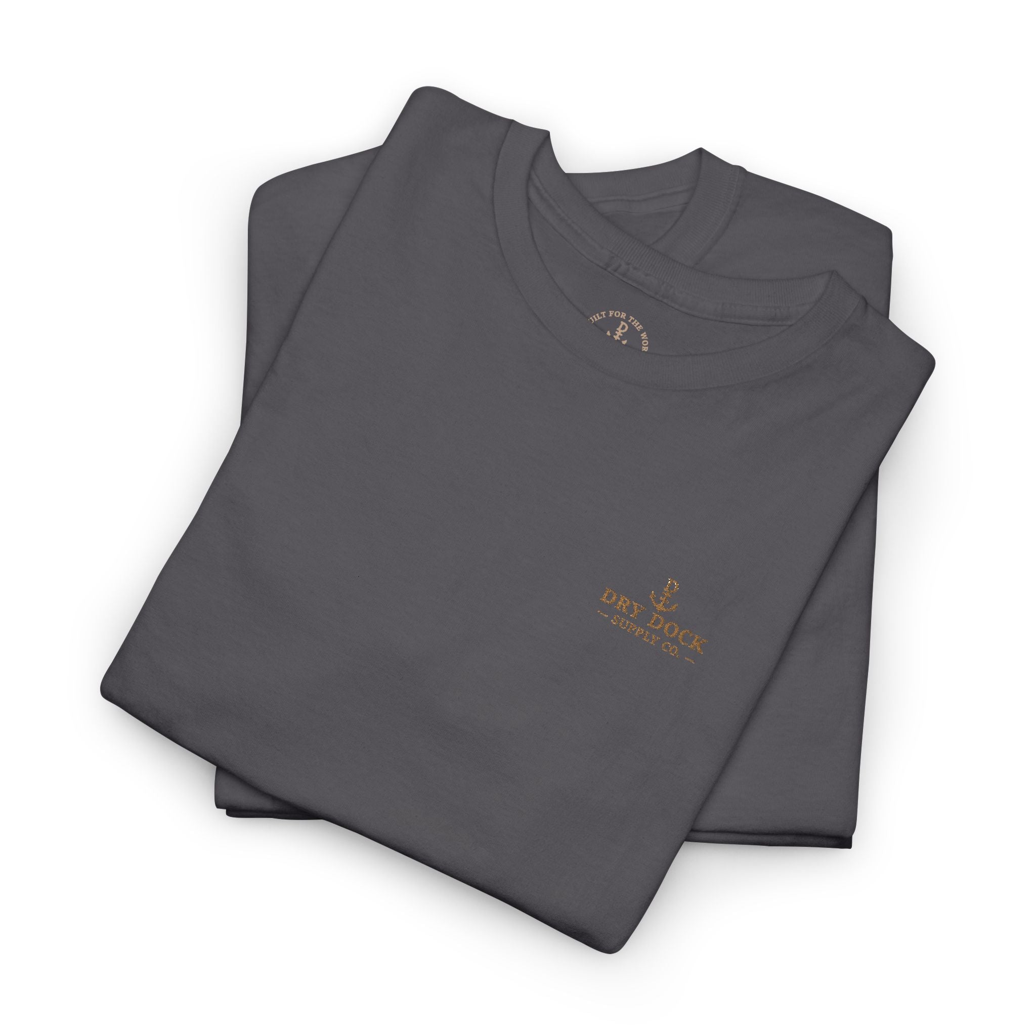 Dry Dock Supply Embroidered Everyday Cotton T-Shirt