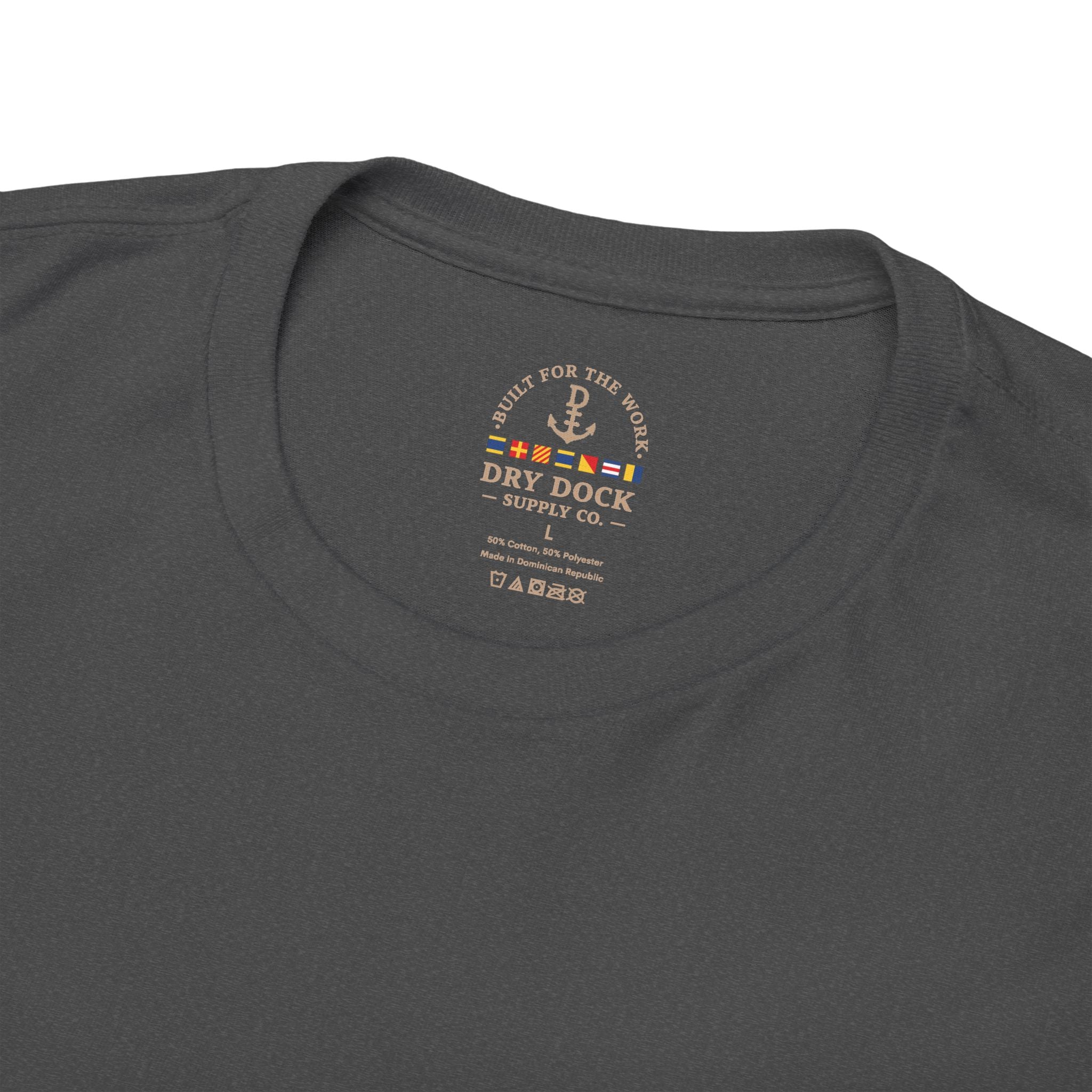 Dry Dock Supply Embroidered Everyday Cotton T-Shirt
