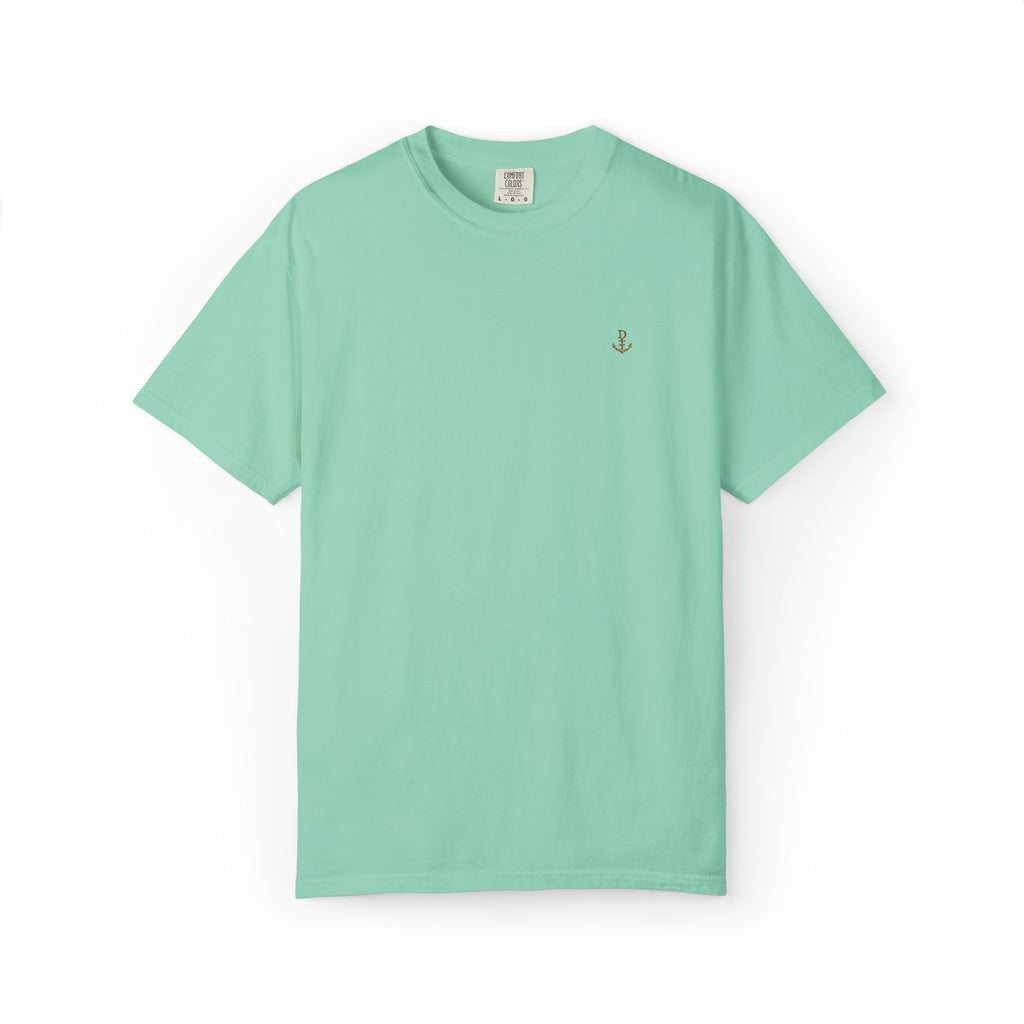 Dry Dock Supply Anchor  - Minimal Nautical Embroidered T-Shirt