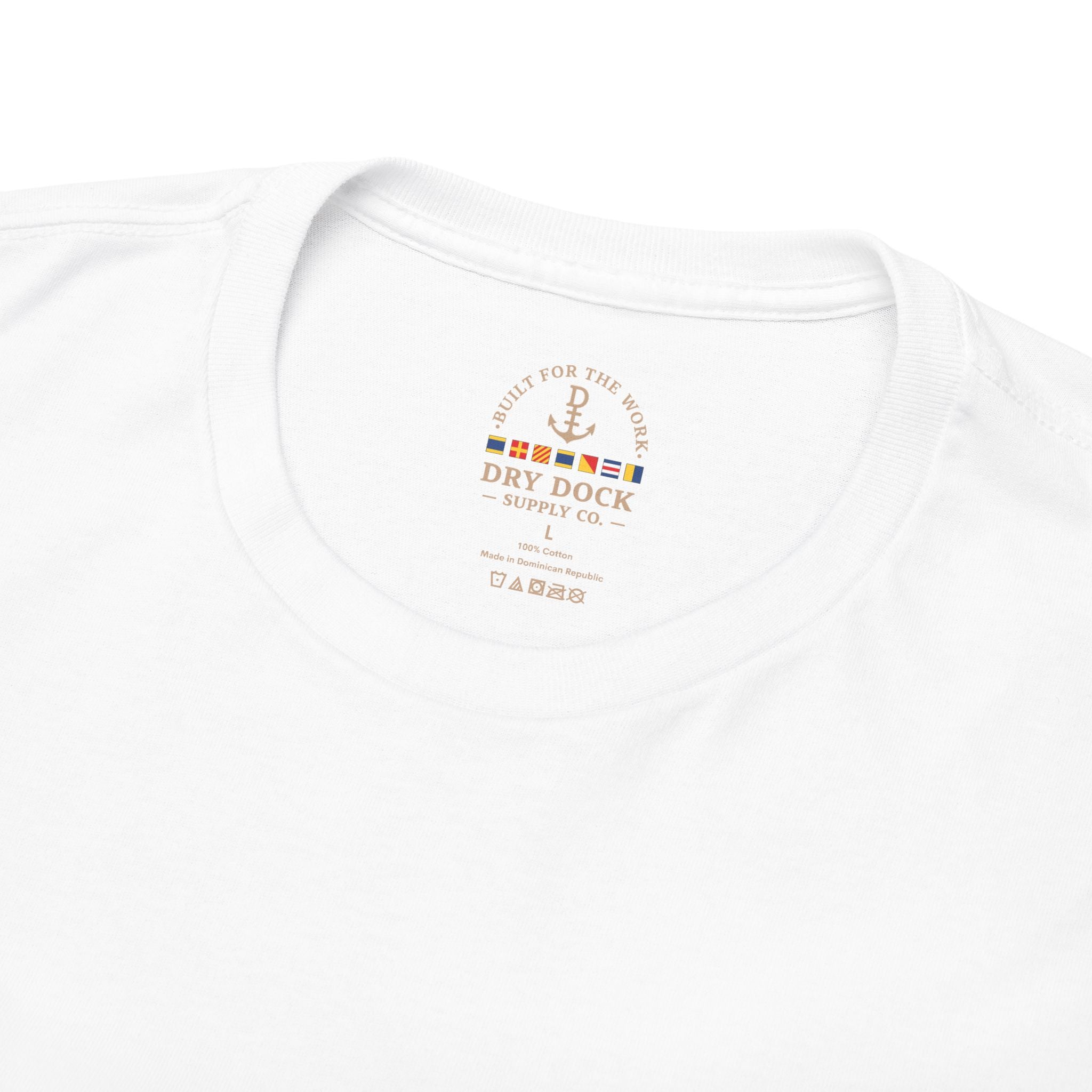 Dry Dock Supply Embroidered Everyday Cotton T-Shirt