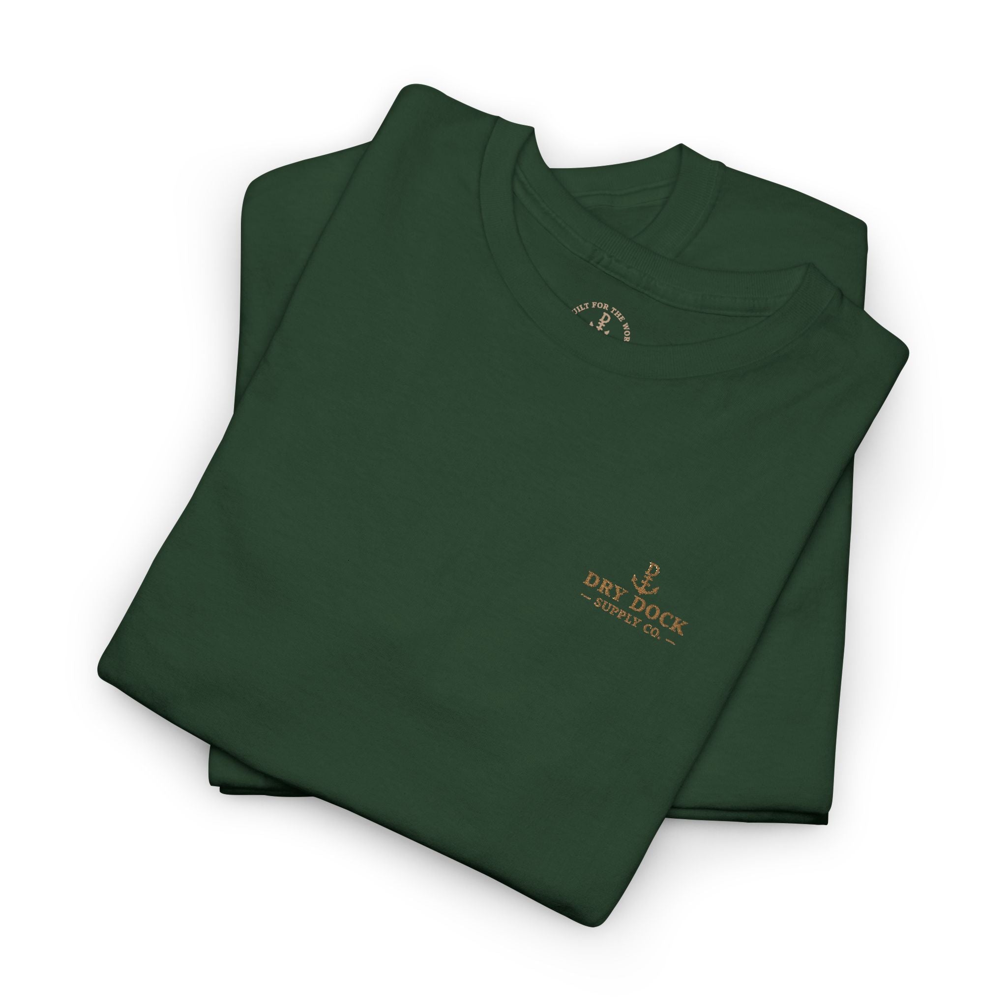 Dry Dock Supply Embroidered Everyday Cotton T-Shirt