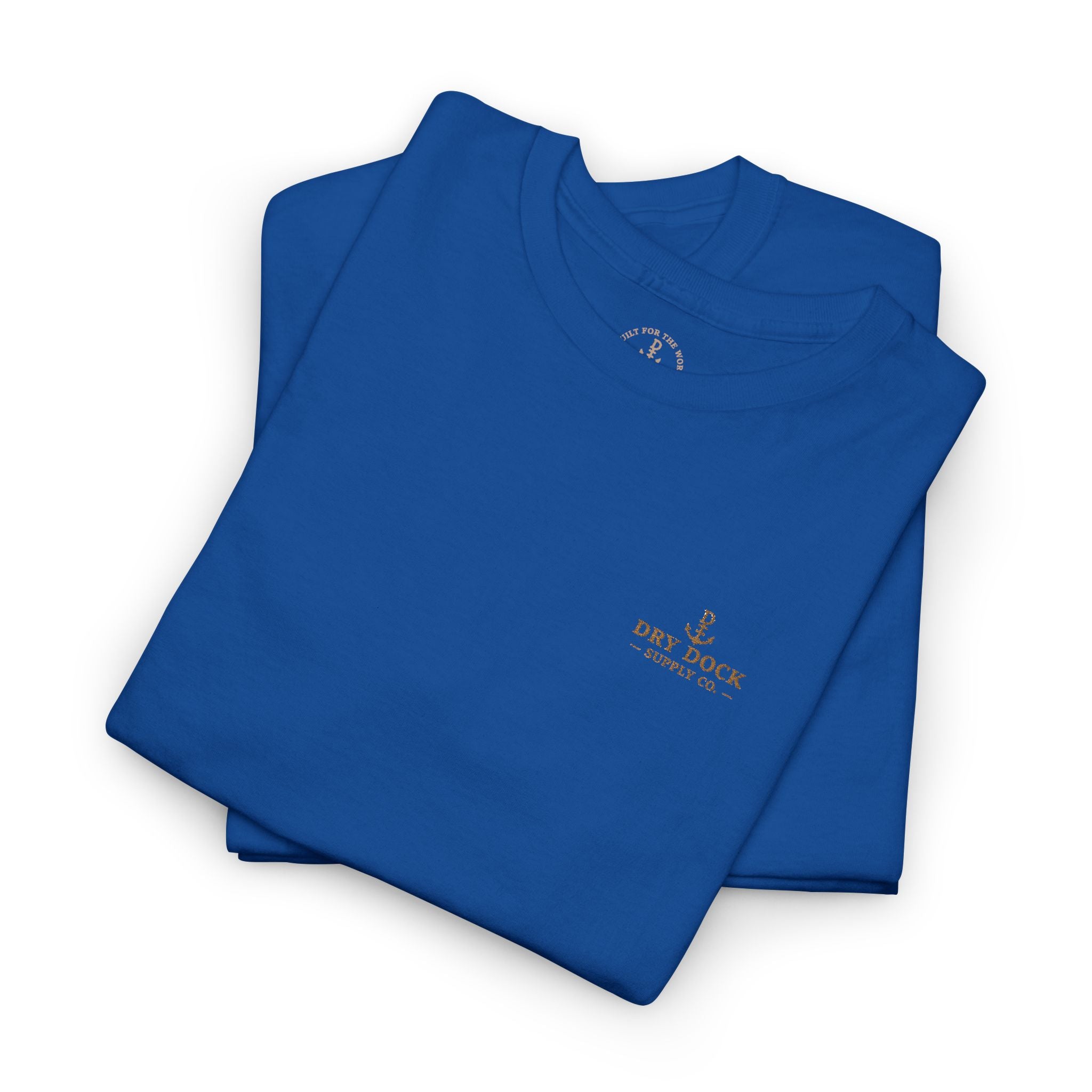 Dry Dock Supply Embroidered Everyday Cotton T-Shirt