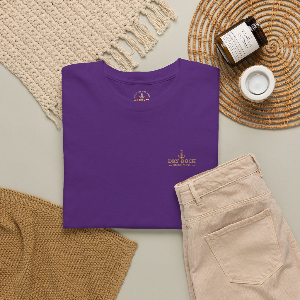 Dry Dock Supply Embroidered Everyday Cotton T-Shirt
