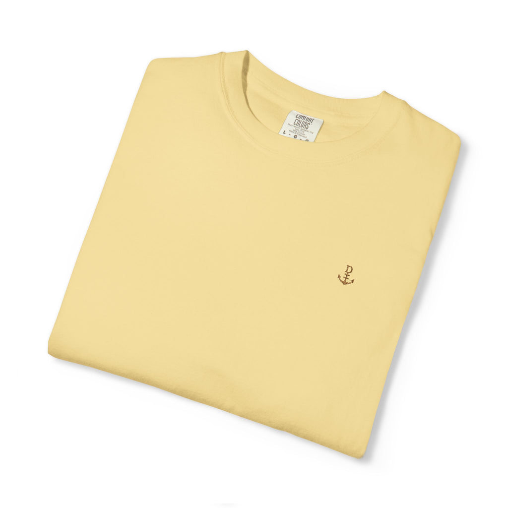 Embroidered Minimalist Anchor Logo Tee