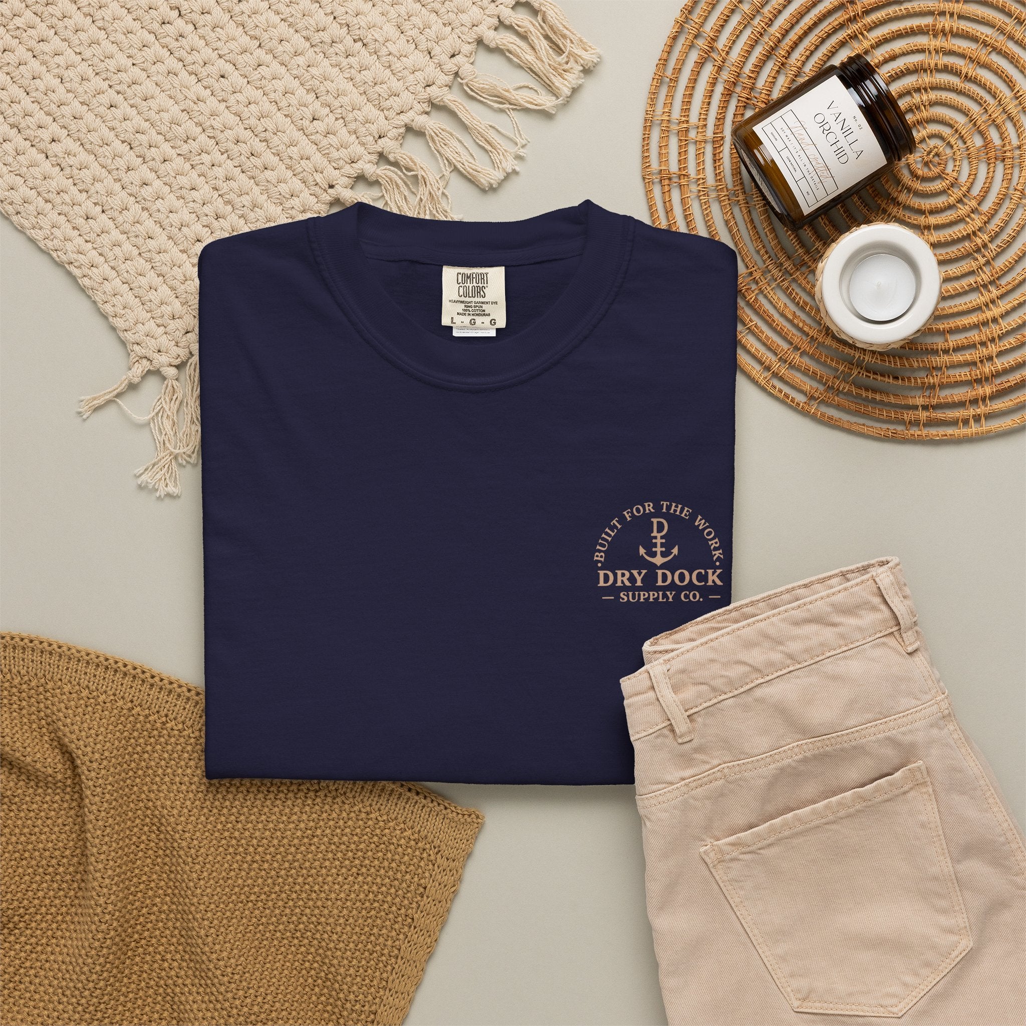 Dry Dock Supply Co. Captains Motto Tee