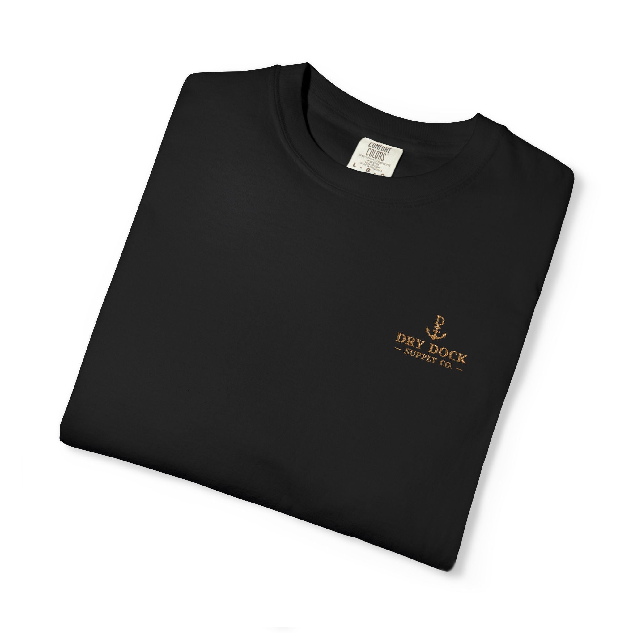 Dry Dock Supply Embroidered Chest Logo Tee